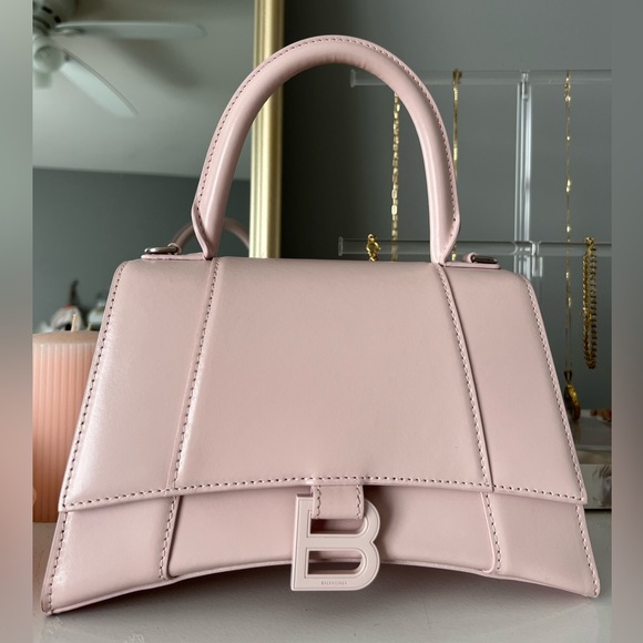 Balenciaga Handbags - Balenciaga Pink Hourglass Purse